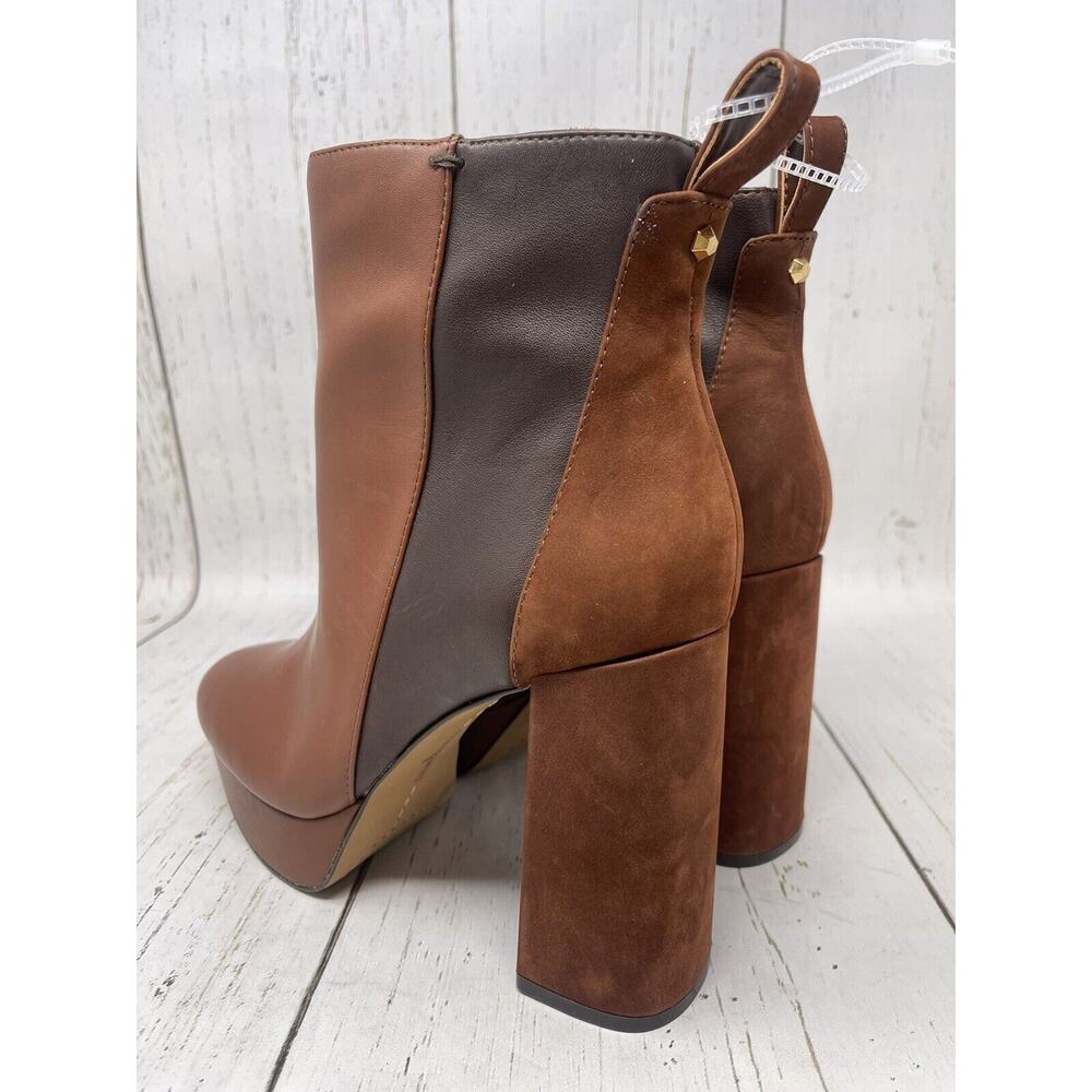 Vince Camuto Gripaula Boots Womens Size 9.5 Brown Side Zip Booties MRSP $129 - Picture 7 of 14